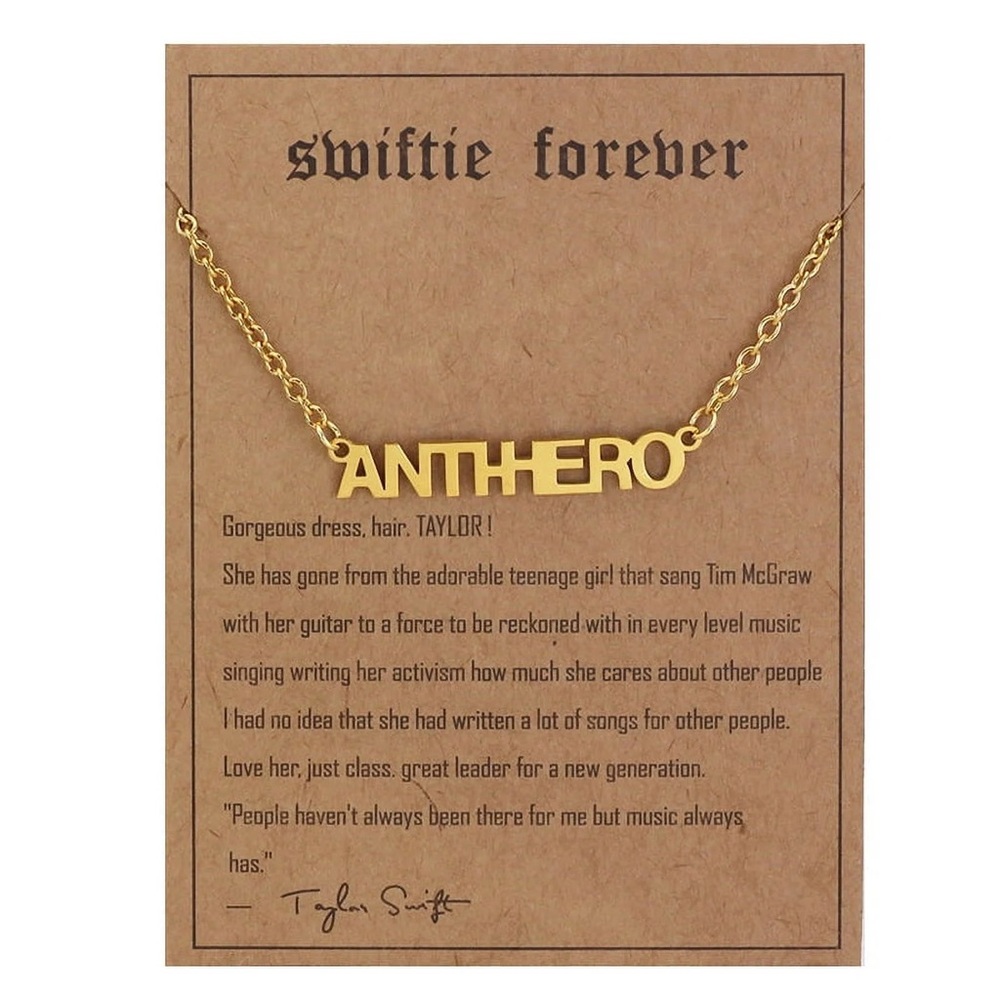 Taylor Swift TS Anti-Hero Necklace NEW Swiftie Forever